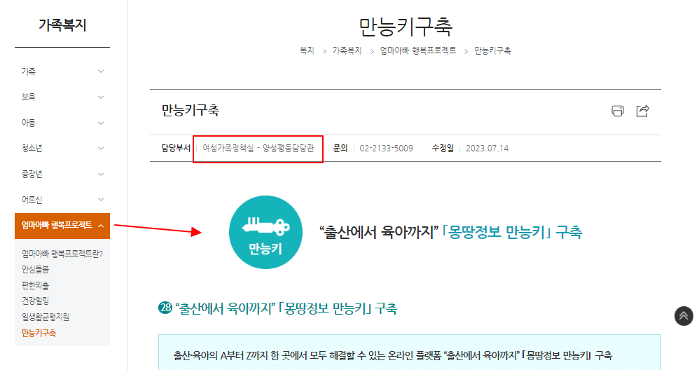 조부모돌봄수당 신청방법 -만능키구축