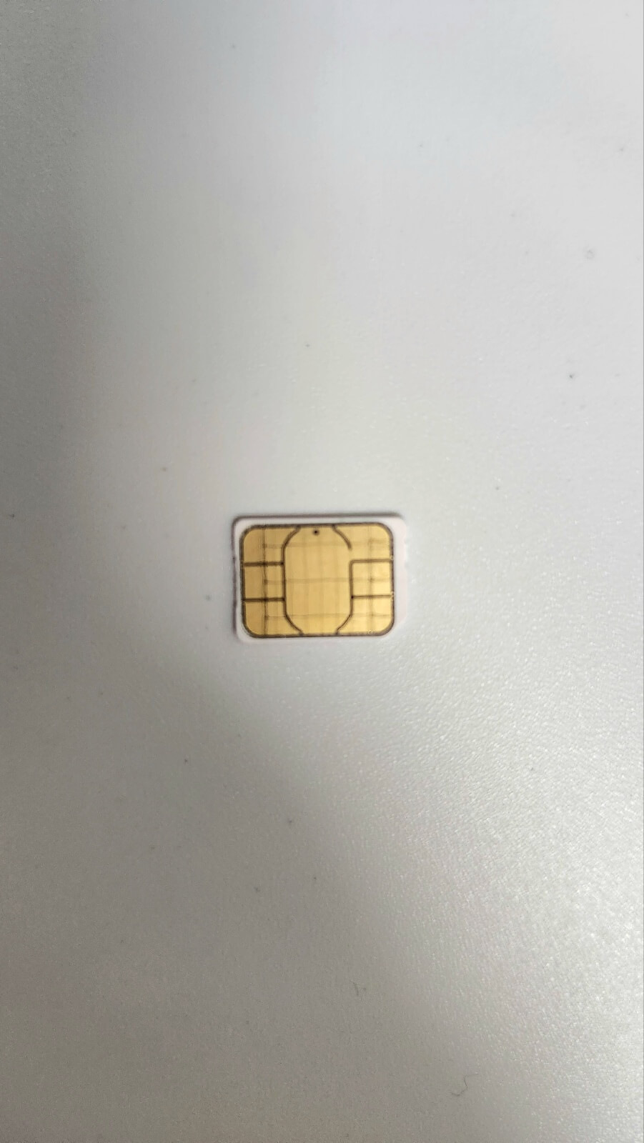 엘지헬로모바일 알뜰폰 유심칩 정면