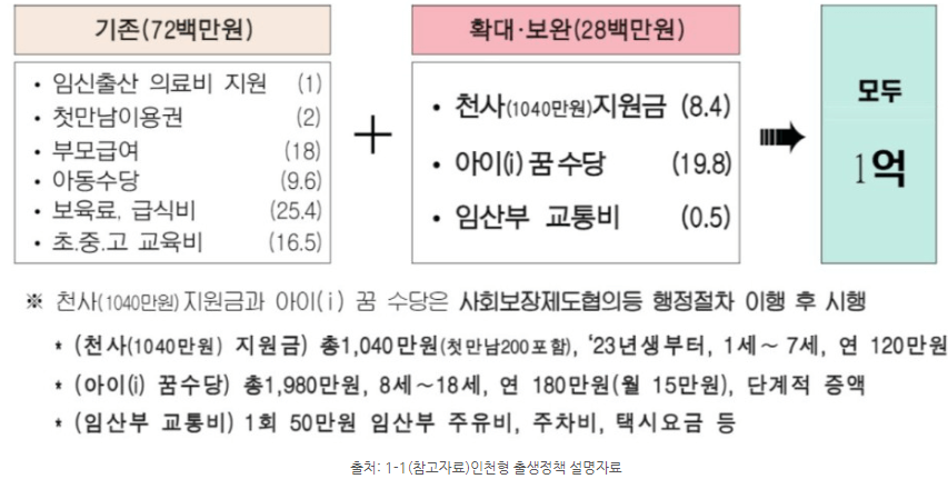 1억플러스아이드림 세부내용 표